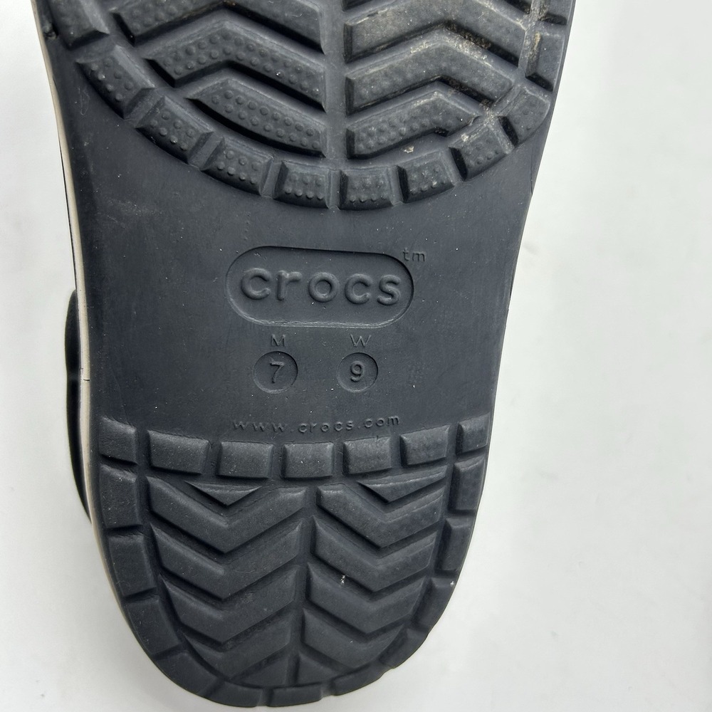 Crocs Adult Bayaband Clogs Mens 7 Black Womens 9 Casual Breach Cruise - Picture 7 of 8